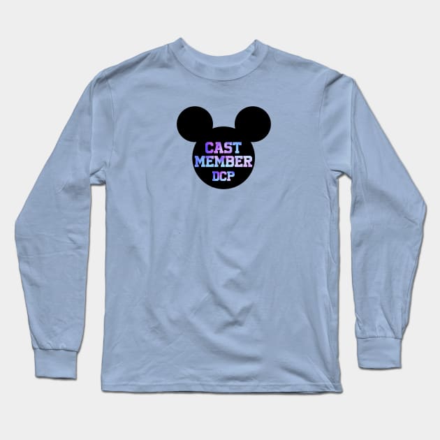 cast member DCP purple tie dye ears Long Sleeve T-Shirt by lolsammy910